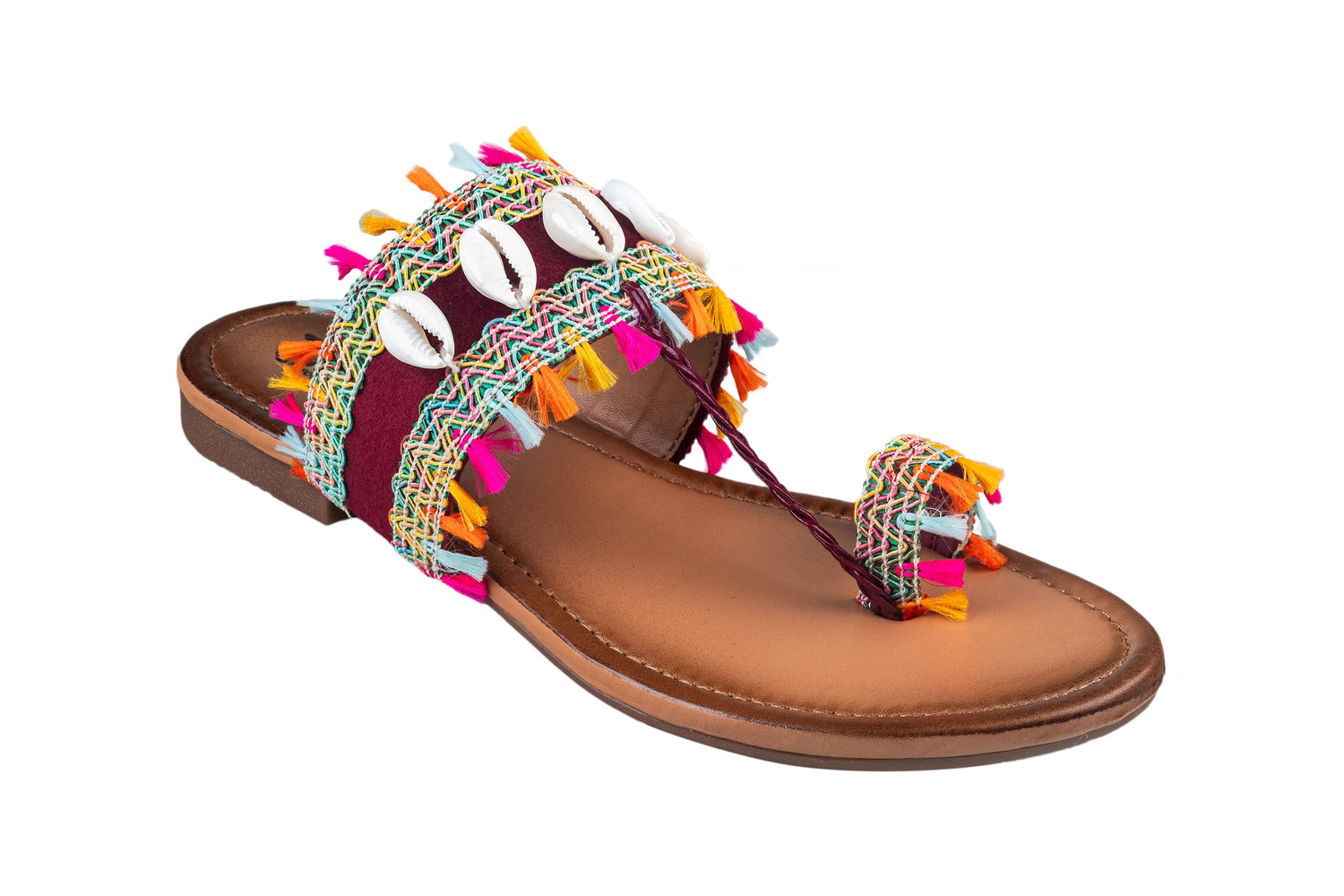 Trendz Ladies Maroon Chappal