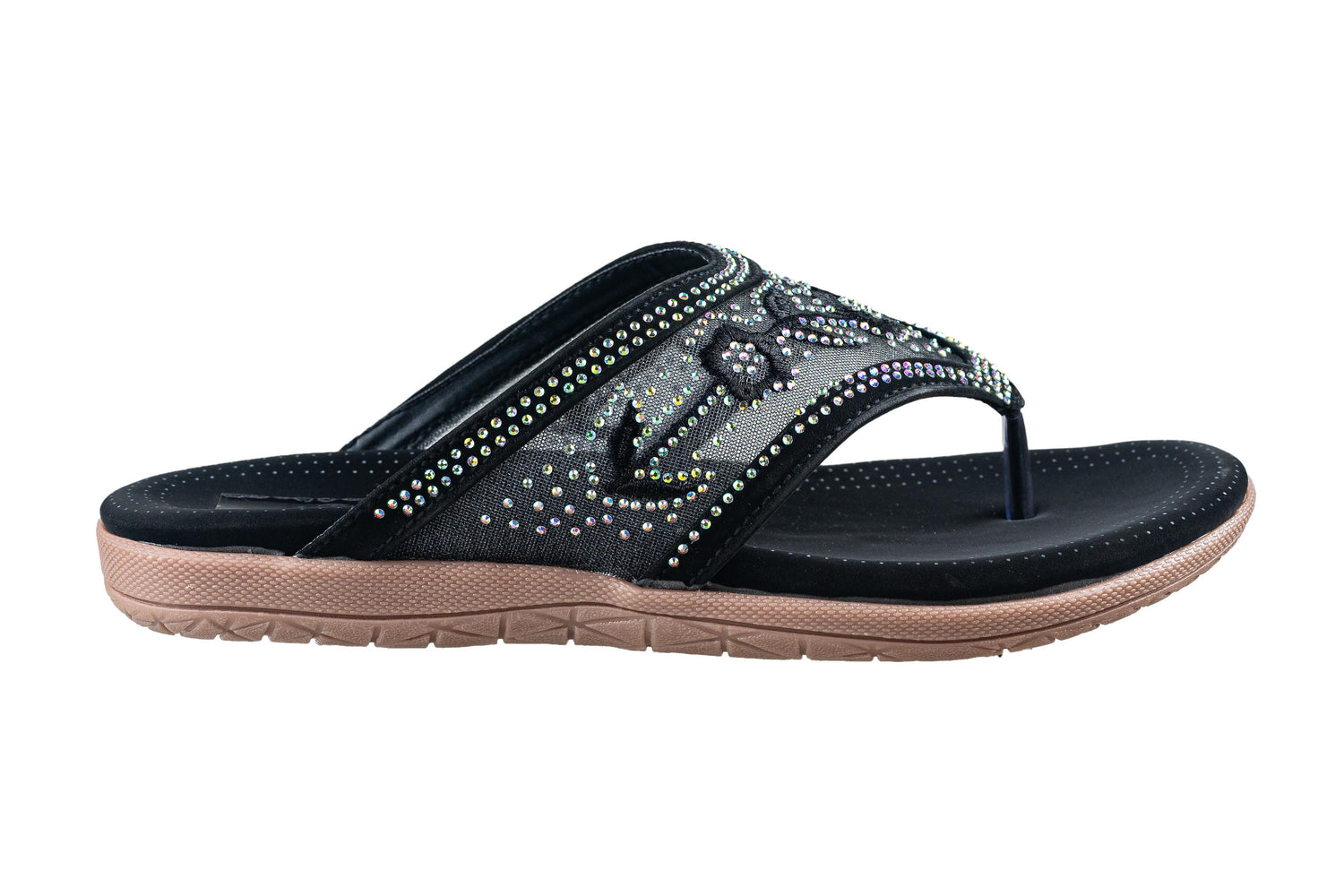 Trendz Ladies Black Chappal