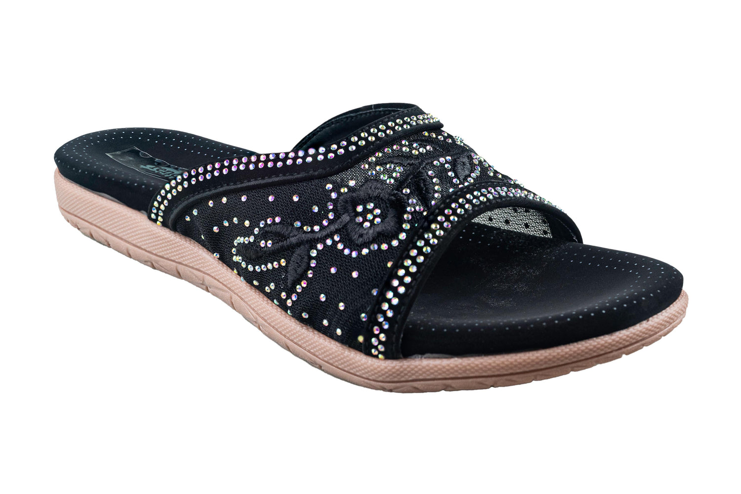 Trendz Ladies Black Chappal