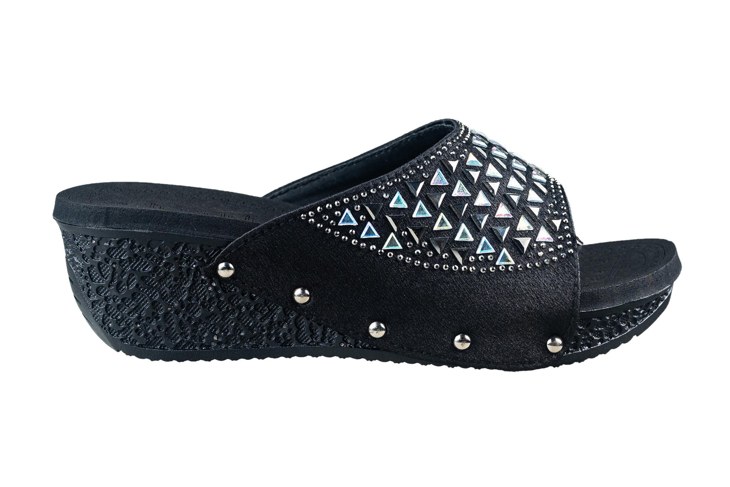 Trendz Ladies Black Chappal