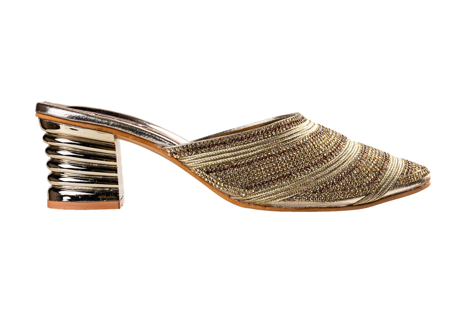 Trendz Ladies Golden Wedding Chappal