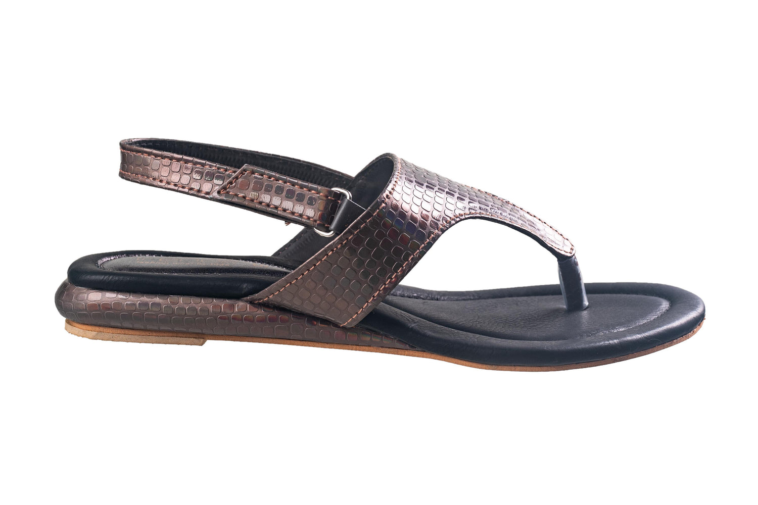 Trendz Ladies Gun Metal Sandal